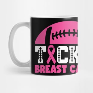 Tackle Breast Cancer Football Sport Awareness Support Pink Ribbon Mug